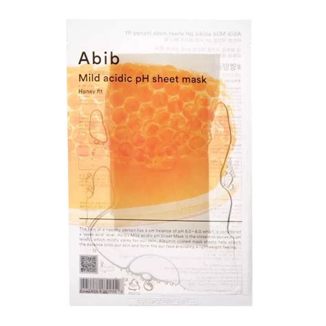 ABIB MILD ACIDIC PH SHEET MASK HONEY FIT | FarmacyRoom