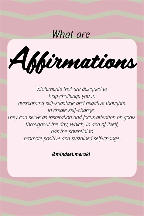 Affirmations Meaning
