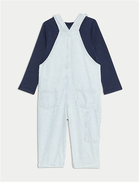 Buy 2pc Pure Cotton Top & Bottom Outfit (0-3 Yrs) at Marks & Spencer