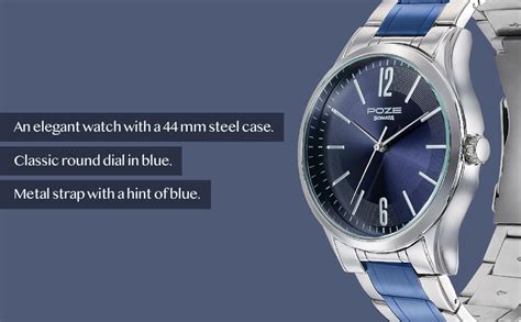 Buy Online Sonata Poze Quartz Analog Blue Dial Metal Strap Watch for ...