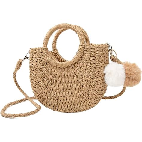 Summer Beach bag Women's Straw Crossbody - MakeoverIdea