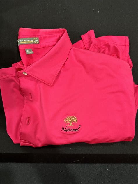 Peter Millar XXL Summer Comfort Pink Golf Polo - Oak Tree National | eBay