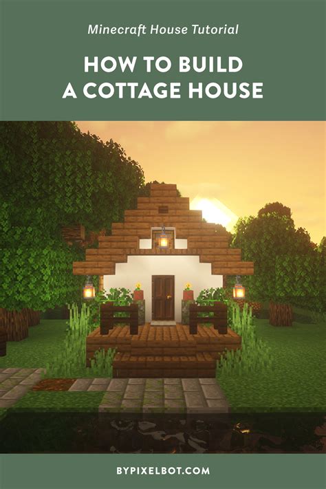 Image result for Minecraft Cottage House Tutorial