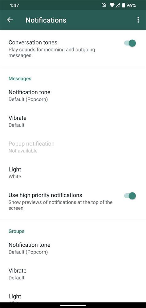 Image result for Text Message Notification Settings