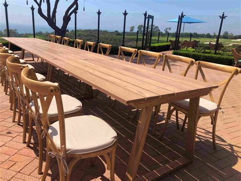 Rustic Wood Table Rental at Douglas Reddin blog