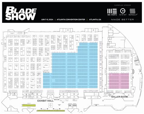Floor Plan – Blade Show Atlanta, The World's Largest Knife Show