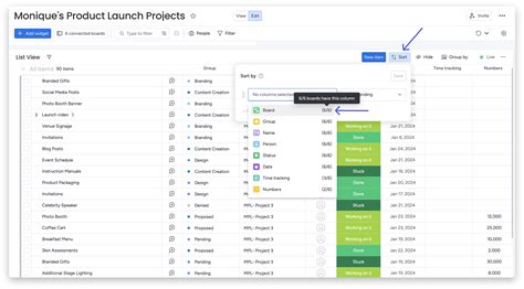 Image result for Sort Widget Example