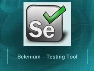 Selenium Testing Tool 的图像结果