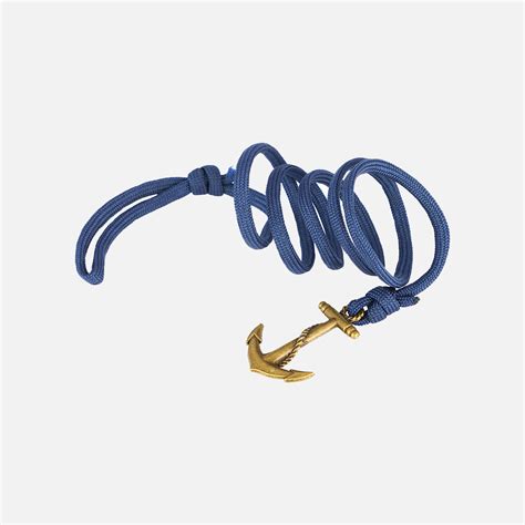 Shop Blue Antique Anchor Bracelet Online | Toffcraft