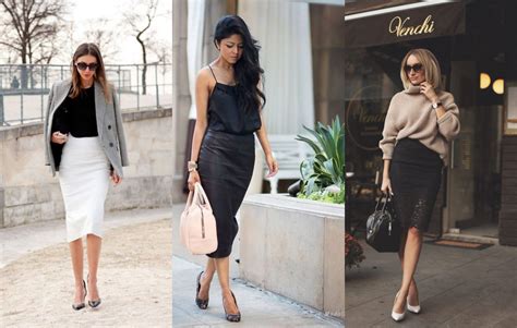 Pencil Skirt And Blouse