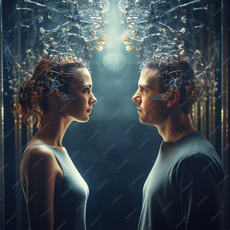 Premium AI Image | The Mirrored Minds Unveiling the Intricacies of Mirror Neurons in the Brains ...
