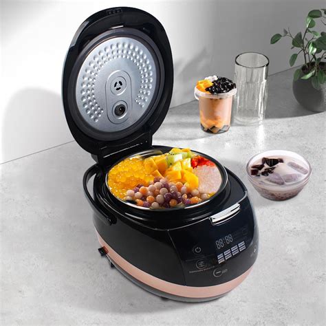 AOOCHU Automatic Tapioca Pearl Ball Boiling Cooker Pot Milk India | Ubuy