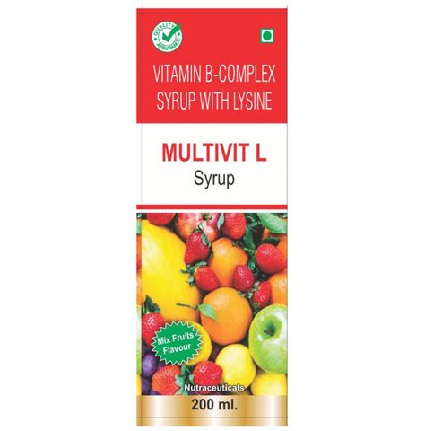 Multivit L Syrup Mix Fruit – Classic Derma
