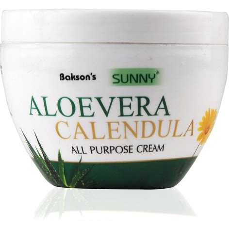 Bakson Sunny All Purpose Aloe Vera Calendula Cream (125g ...