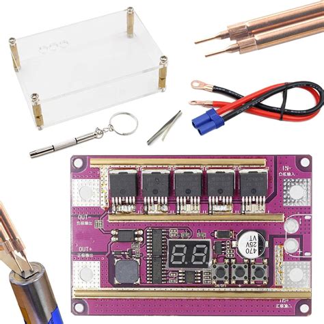 Battery Spot Welding Kit - Spot Welder Machine Portable - Size Lithium Battery Spot Welding ...