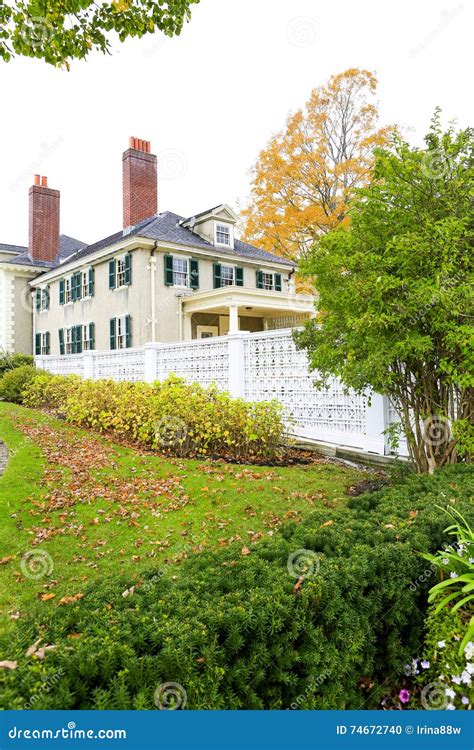 Manchester, Vermont - November 3, 2012: Hildene, the Lincoln Family ...