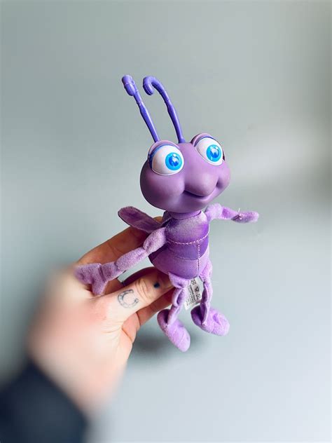 A Bugs Life Plush, Purple Ant Bugs Life, 90's Vinyl Head Plush Dot, A ...