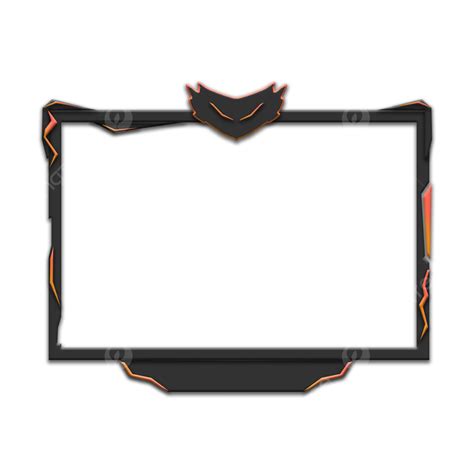 Sobreposição De Fluxo Elegante Para Twitch 3d Facecam Border Border PNG ...
