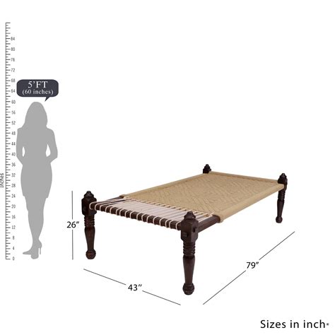 Indian Day Bed - Cot - Charpai - Khat - Manja – Furnify Design