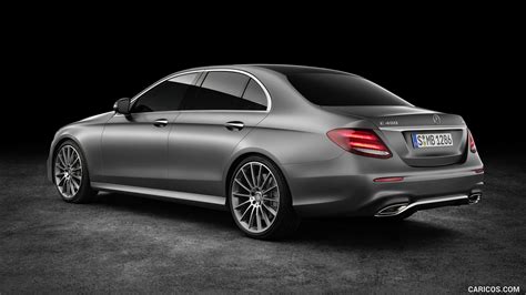 2017 Mercedes-Benz E-Class E 400 4MATIC AMG Line (Color: Selenit Grey Magno) - Rear | Caricos