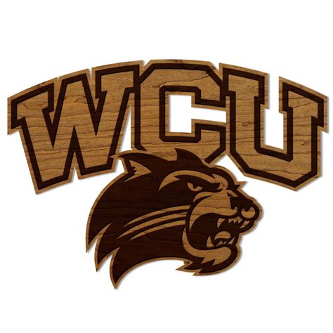 Western Carolina University WCU Logo Wall Hanging - Crafted From Cherry ...