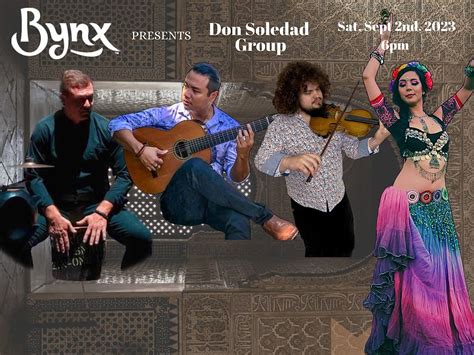 Bynx presents Don Soledad Group, Bynx Orlando, East Church Street ...