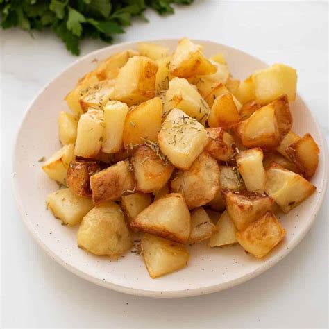 Easy Crispy Parmentier Potatoes | Hint of Healthy