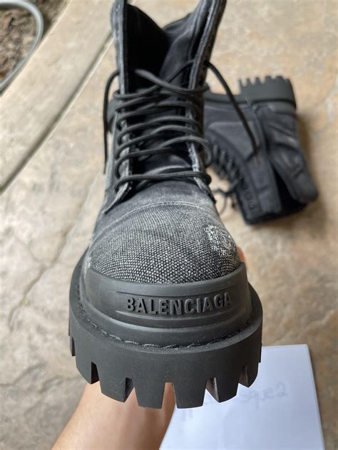 Balenciaga Distressed Strike Boots In Hand (Jiafou) + Review in ...