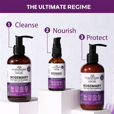 Rosemary Anti-Hair Fall Shampoo with Rosemary & Methi Dana – Sacred Herbs