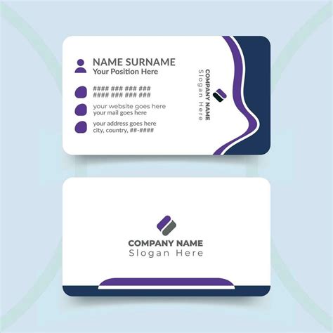 Corporate Business Card Template 的图像结果