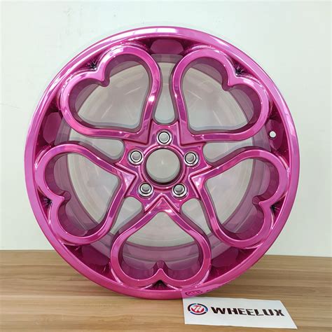 Pink Chrome Wheels