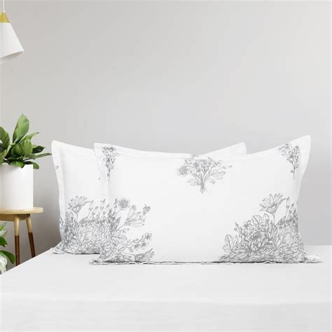 Buy SWAYAM Ethereal Blossom Ultra Soft Cotton Satin 250TC 2Pcs Single ...