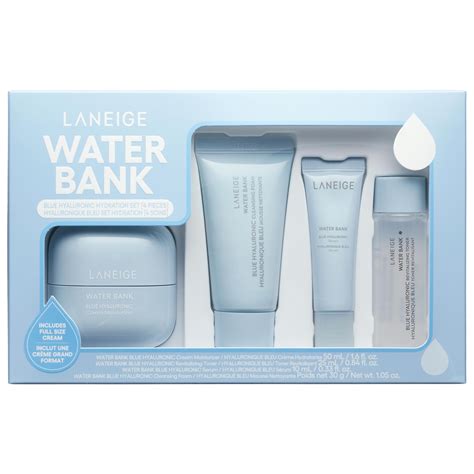 Laneige Water Bank Blue Hyaluronic Hydration Set International Shipping