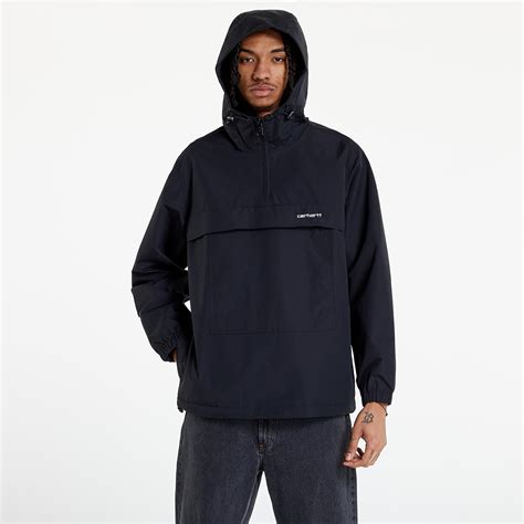 Coach Jackets Carhartt WIP Windbreaker Pullover UNISEX Black/ White ...