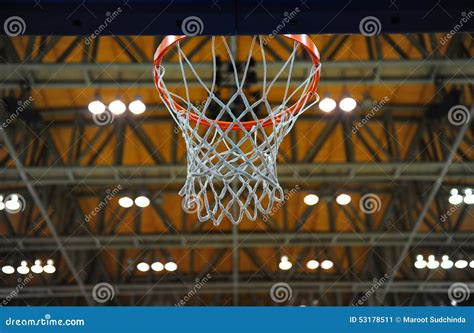 Indoor basketball hoop stock image. Image of board, equipment - 53178511