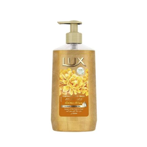 غسول اليدين المعطر لوكس جولدن ألور برائحة ملكة الليل والعود، 250 مل Lux Golden Allure Perfumed Hand Wash Queen of the Night & Oud Scent, 250ml