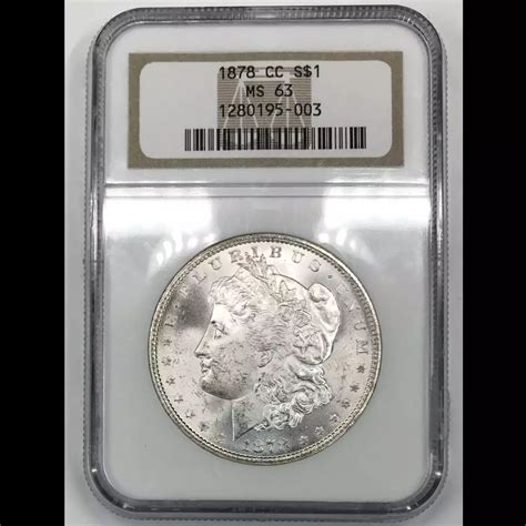 1878-CC Morgan Silver Dollar NGC MS-63 - Old Pueblo Coin