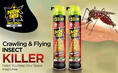 Nok-99 Big Boss Multi Insect Killer, Instantly Eliminates Cockroaches ...
