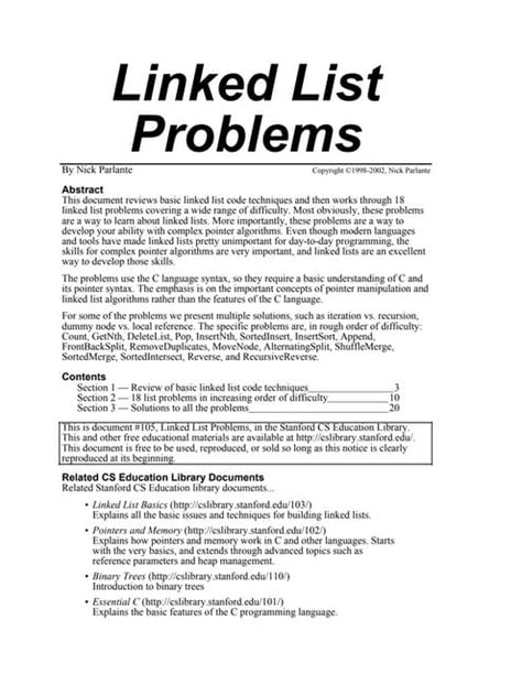 Image result for Singly Linked List Problems