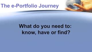 ePortfolio PPT Tutorial 的图像结果