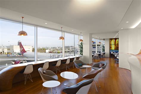 Virgin Atlantic Lounge, California-Inspired LAX Terminal Interior