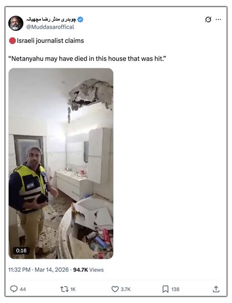 Fact check: Israeli reporter confirms Netanyahu's death? Viral clip ...