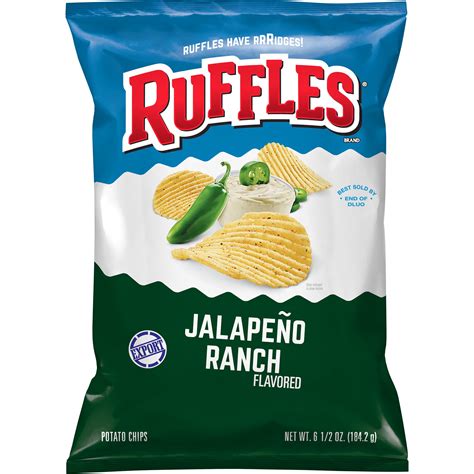 Ruffles, Jalapeno Ranch Flavored, Potato Chips - SmartLabel™