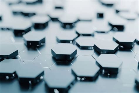 Abstract black hexagonal background | Free Photo Illustration - rawpixel
