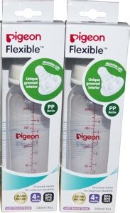 Pigeon PERISTALTIC NURSING BOTTLE RPP NIPPLE M - COMBO - 240 ml ...