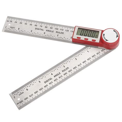 Angle Rules 360 Degree Stainless Steel Protractor Ruler, Digital Ruler ...