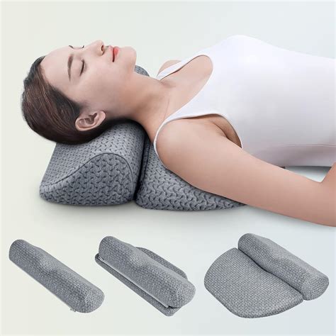 Demelon 6-in-1 Adjustable Cervical Neck Pillows Pain Relief Sleeping ...