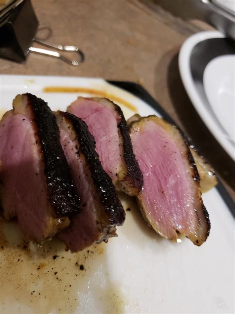 pan seared Sous vide duck breast : r/sousvide