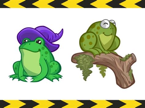 Frog SVG Clipart Vector SVG Files for Cricut Silhouette Cameo - Etsy India