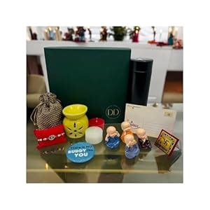Buy DIVE DECOR Premium Rakhi Gift Hamper for Brother with 8 items ...